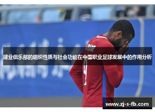 建业俱乐部的组织性质与社会功能在中国职业足球发展中的作用分析